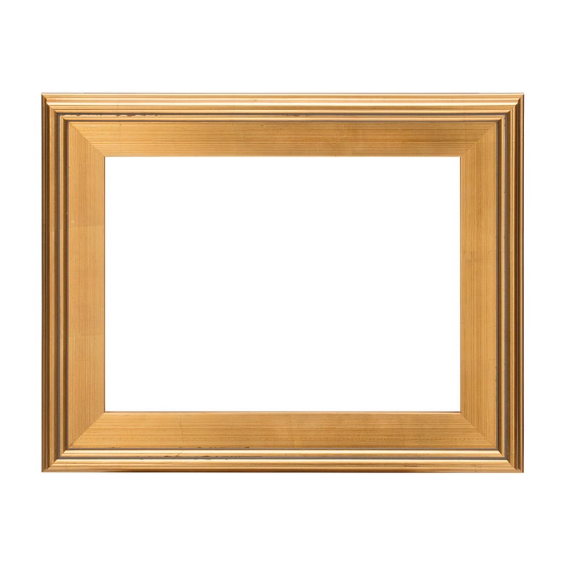 Creative Mark Plein Air Style Frame, Hand Leafed Gold, 12x16-2.75" Wide Moulding with 1/2" Rabbet Depth, Open Back W/O Glazing, Museum Quality, For Art Panels, Stretched Canvas, Pictures & More - Image 1
